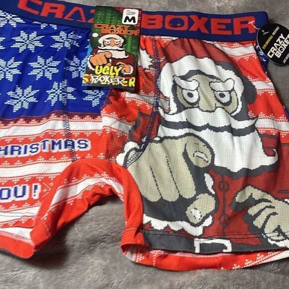 NWT ugly Christmas boxers medium - Picture 4 of 6